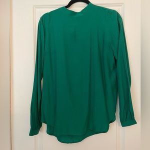 Mock neck blouse